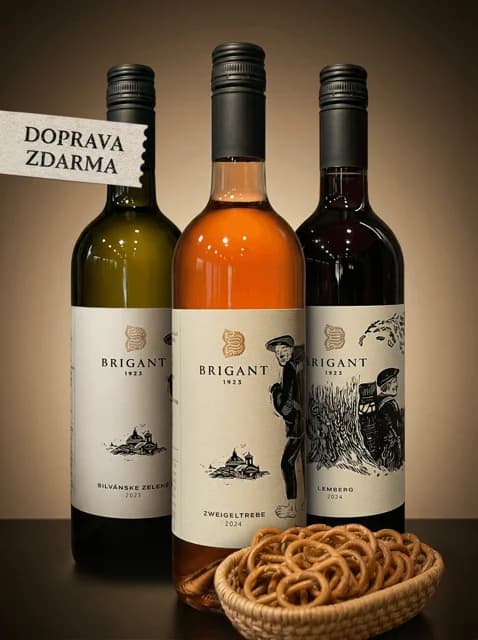 Veľkonočná výslužka 3 vín a čatajské praclíky